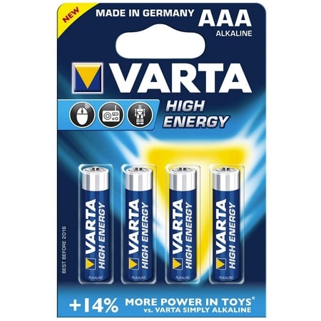Varta 4903 High Energy Alkalin İnce Pil 4'Lü